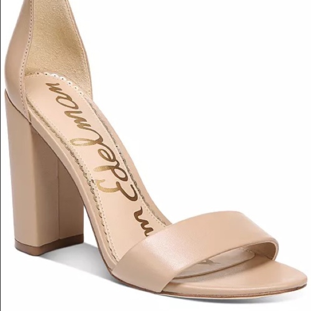 Sam Edelman, Yaro Heel Dress Sandal, Classic Nude
